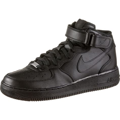 nike airforce 1 hoog zwart|nike air force 1 sneakers.